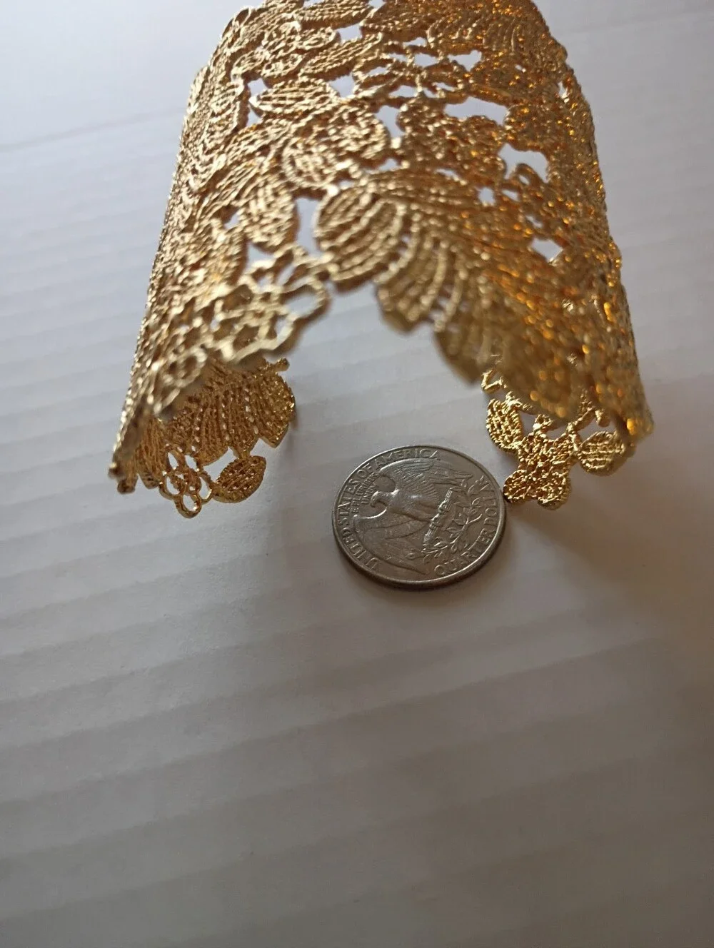 Stella And Dot "Chantilly Lace" Cuff Bracelet - Picture 4 of 7